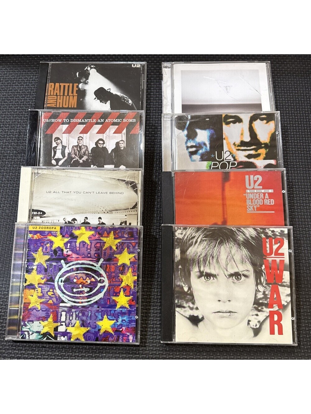 U2 - 8 CD LOT: War, Zooropa, Pop, Rattle And Hum & More!